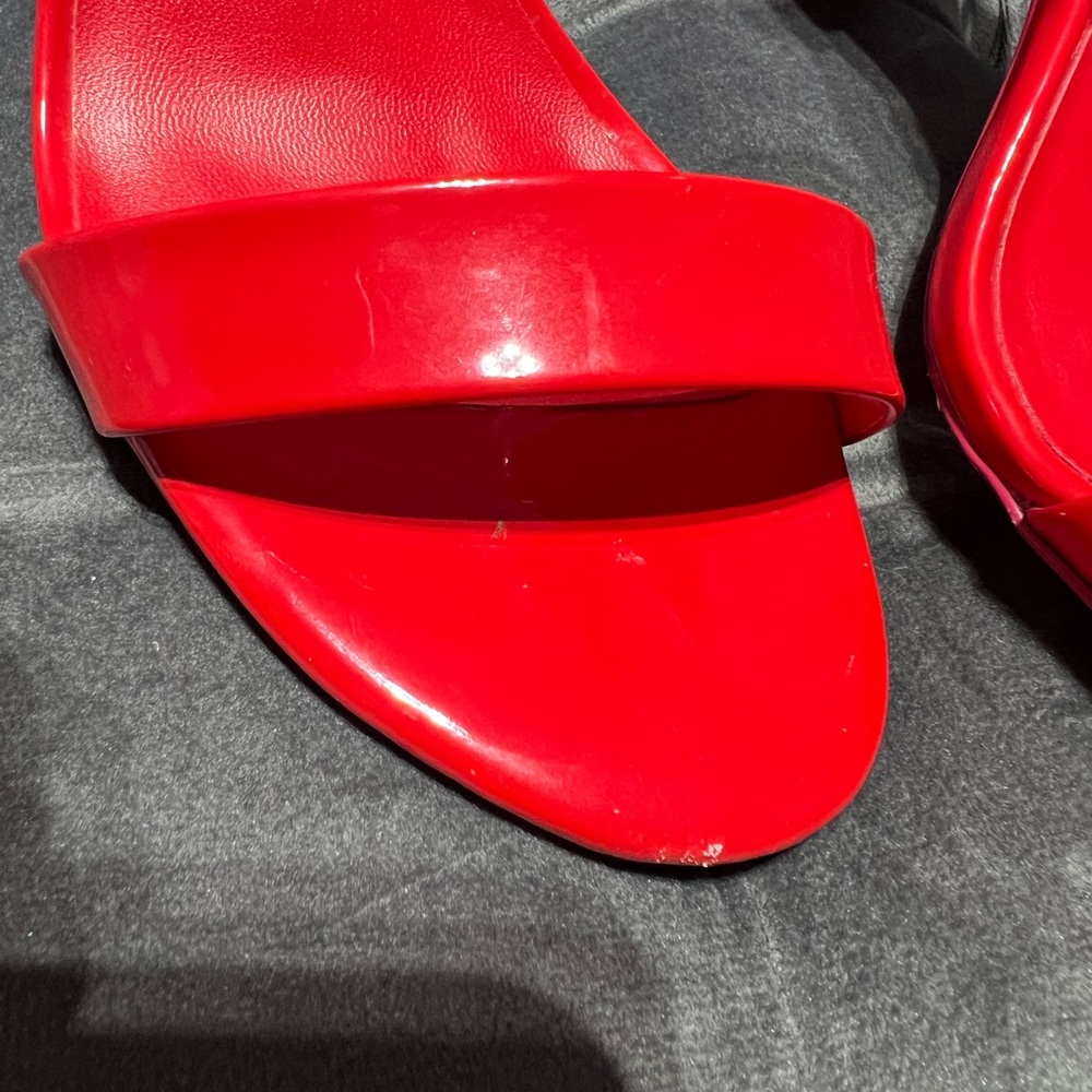 Call It Spring Block Red&Pink Heels - image 2